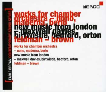 3CD/Box Set Various: Earle Brown Contemporary Sound Series Vol. 2