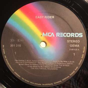 LP Various: Easy Rider (Songs As Performed In The Motion Picture)