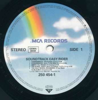 LP Various: Easy Rider - Songs As Performed In The Motion Picture