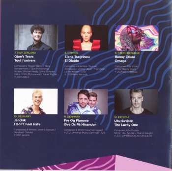 2CD Various: Eurovision Song Contest Rotterdam 2021 - Open Up