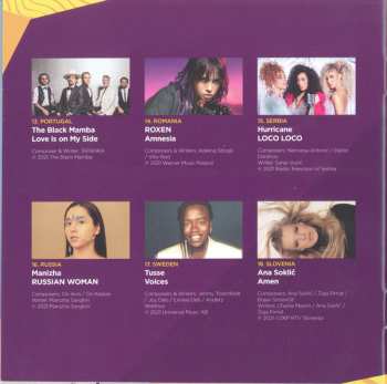 2CD Various: Eurovision Song Contest Rotterdam 2021 - Open Up