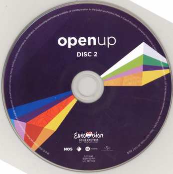 2CD Various: Eurovision Song Contest Rotterdam 2021 - Open Up