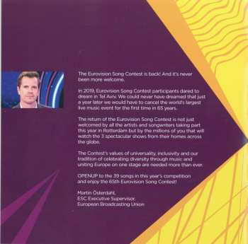 2CD Various: Eurovision Song Contest Rotterdam 2021 - Open Up