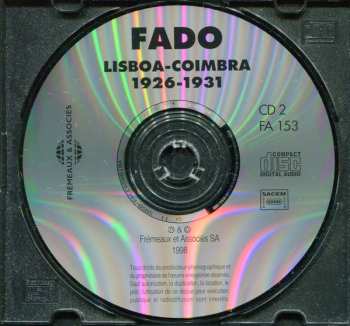 2CD Various: Fado (Lisboa-Coimbra 1926-1931)