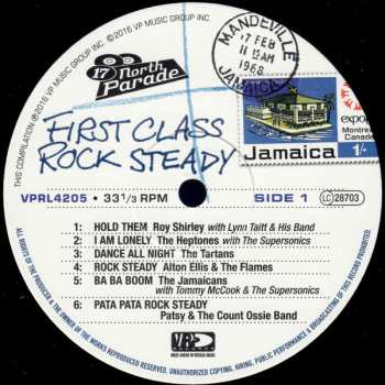 2LP Various: First Class Rock Steady