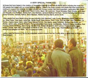 CD Various: Folk The Banks: A Benefit For The Occupy Movement