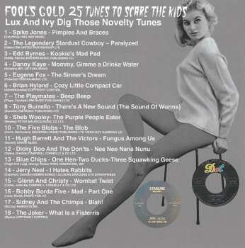 CD Various: Fool's Gold Lux And Ivy Dig Those Novelty Tunes (25 Tunes To Scare The Kids)