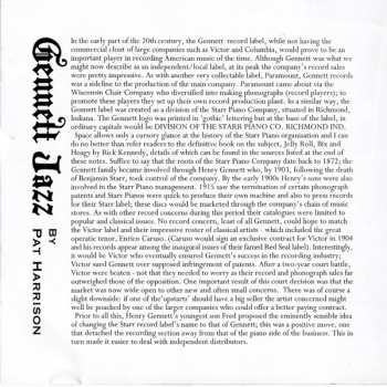 4CD/Box Set Various: Gennett Jazz 1922-1930