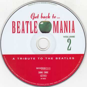 CD Various: Get Back To...Beatlemania Volume 2