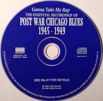 CD Various: Gonna Take My Rap -  The Essential Recordings Of Post War Chicago Blues '45 - '49