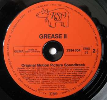 LP Various: Grease 2 (Original Soundtrack Recording)