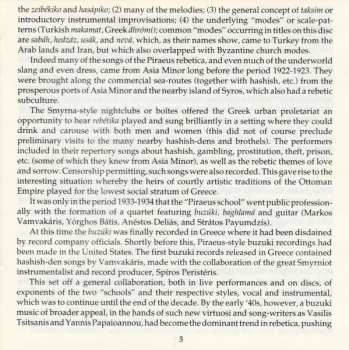 CD Various: Greek-Oriental Rebetica (Songs and Dances In The Asia Minor Style - The Golden Years: 1911-1937)