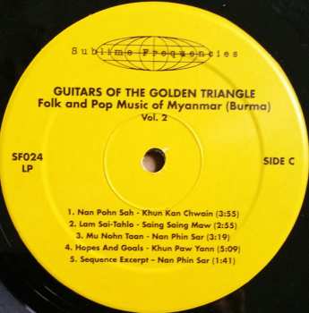 2LP Various: Guitars Of The Golden Triangle · Folk And Pop Music Of Myanmar (Burma) Vol. 2