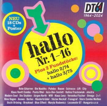 18CD/Box Set Various: Hallo Nr. 1-16 + Hallo 2/74 + Hallo 3/75 LTD