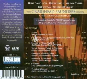CD Various: The Craighead-Saunders Organ