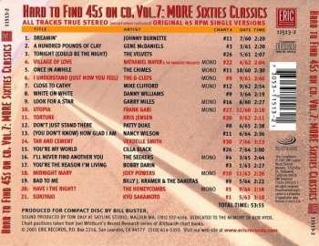 CD Various: Hard To Find 45s On CD, Vol. 7: More Sixties Classics
