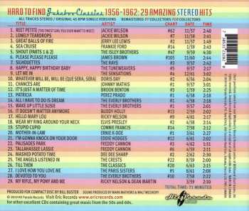 CD Various: Hard To Find Jukebox Classics – 1956-62: 29 Amazing Stereo Hits	    