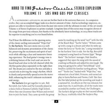 CD Various: Hard To Find Jukebox Classics - Stereo Explosion Volume 11: 50s & 60s Pop Classics
