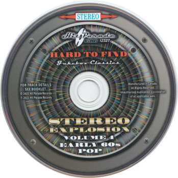 CD Various: Hard To Find Jukebox Classics – Stereo Explosion Volume 4: Early 60s Pop
