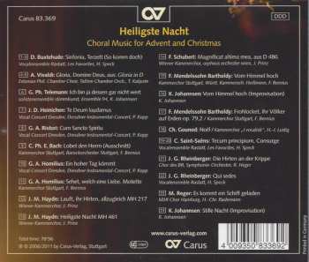 CD Various: Heiligste Nacht (Choral Music for Advent and Christmas)