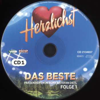 CD Various: Herzlichst - Das Beste Präsentiert Von Romy & Stefan Dietl - Folge 1