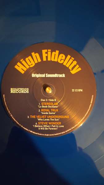 2LP Various: High Fidelity (Original Soundtrack) CLR | LTD