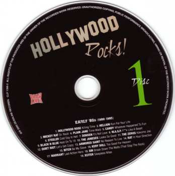 4CD/Box Set Various: Hollywood Rocks