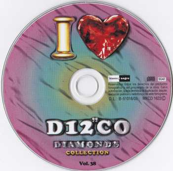 CD Various: I Love Disco Diamonds Collection Vol. 38 LTD