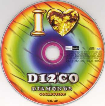 CD Various: I Love Disco Diamonds Collection Vol. 40 LTD