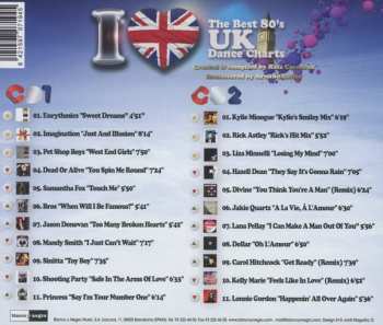 2CD Various: I Love Disco UK 80's