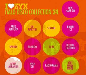 3CD Various: I Love ZYX Italo Disco Collection 24