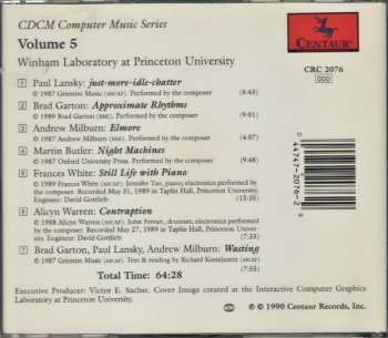 CD Various: Inner Voices (Music From The Winham Laboratory At Princeton University)