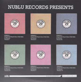 2LP Various: İstanbul 70: Psych, Disco, Folk Edits By Barış K - Volume I-VI LTD