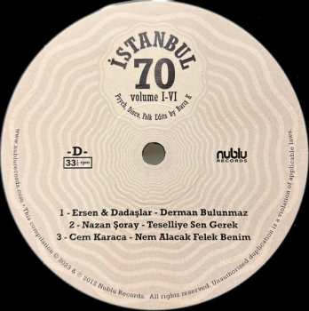 2LP Various: İstanbul 70: Psych, Disco, Folk Edits By Barış K - Volume I-VI LTD
