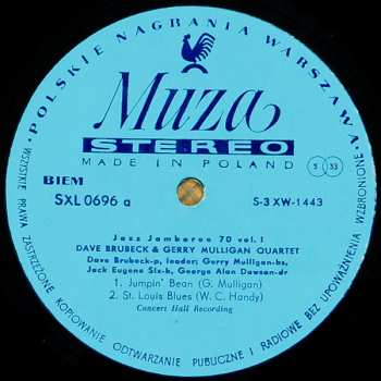 LP Various: Jazz Jamboree 1970
