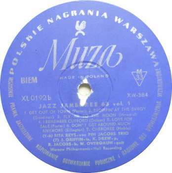 LP Various: Jazz Jamboree 63 Vol. 1