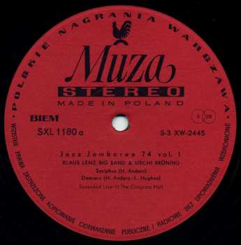 LP Various: Jazz Jamboree 74 Vol. 1
