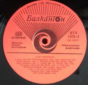 LP Various: Jazz Panorama