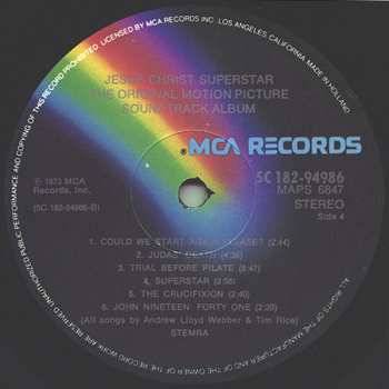 2LP Various: Jesus Christ Superstar (The Original Motion Picture Sound Track Album)