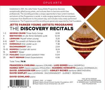 CD Various: Jette Parker Young Artists: The Discovery Recitals