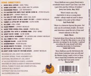CD Various: Johnny Nicholas Presents: Moon And The Stars (A Tribute To Moon Mullican)