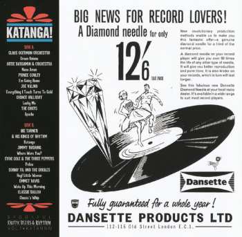 CD Various: Katanga! And Ahbe Casabe (Blues & Rhythm, Popcorn, Exotica & Tittyshakers!)