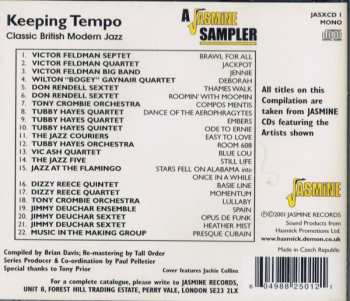 CD Various: Keeping Tempo A Jasmine Sampler Classic British Modern Jazz