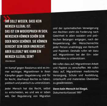 2CD Various: Kein Mensch Ist Illegal (Solidarität Und Freiheit Für Menschen Auf Der Flucht)