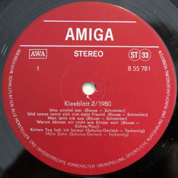 LP Various: Kleeblatt 2/1980