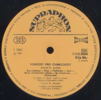 LP Various: Koncert Pro Chmelojedy