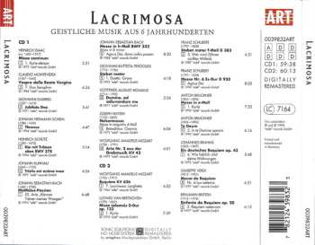 2CD Various: Lacrimosa - Geistliche Musik Aus 6 Jahrhunderten