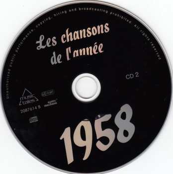 2CD Various: Les Chansons De L'Année 1958