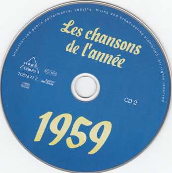 2CD Various: Les Chansons De L'Année 1959