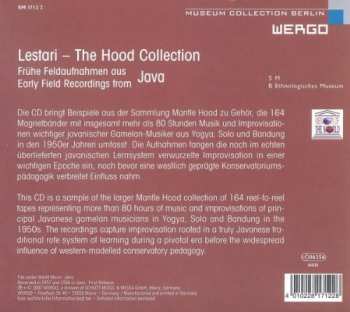 CD Various: Lestari - The Hood Collection - Early Field Recordings From Java